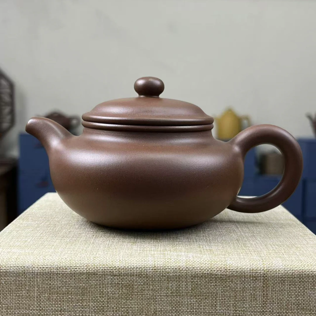 紫砂壶原矿精工半手仿古180cc