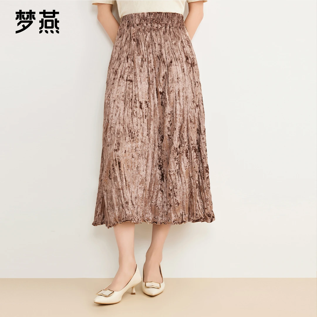 梦燕夏季宽松显瘦半身裙时尚A裙AE02B4013D