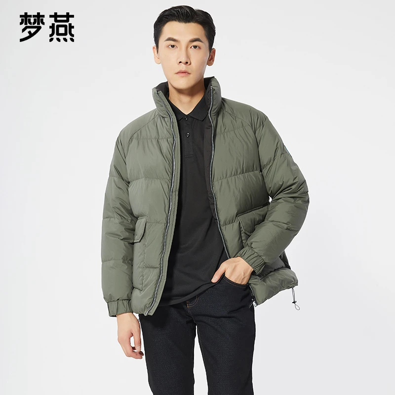 梦燕【内购会】秋冬男士运动休闲保暖立领羽绒服外套ZA36B3004D
