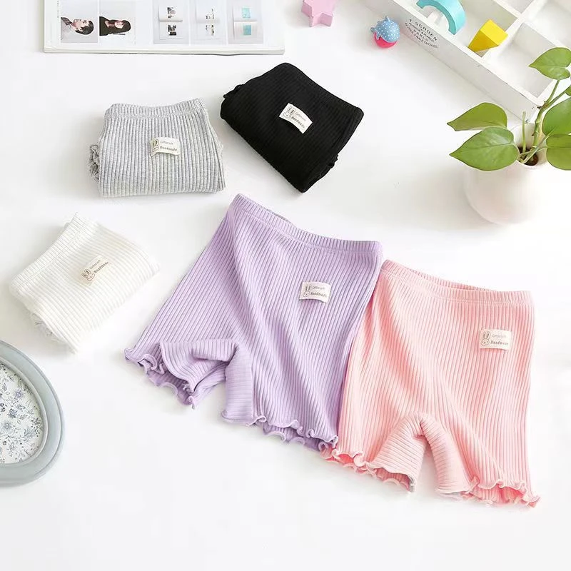 2023新款莫代尔棉夏季薄款女童防走光安全裤短儿童保险三分打底裤