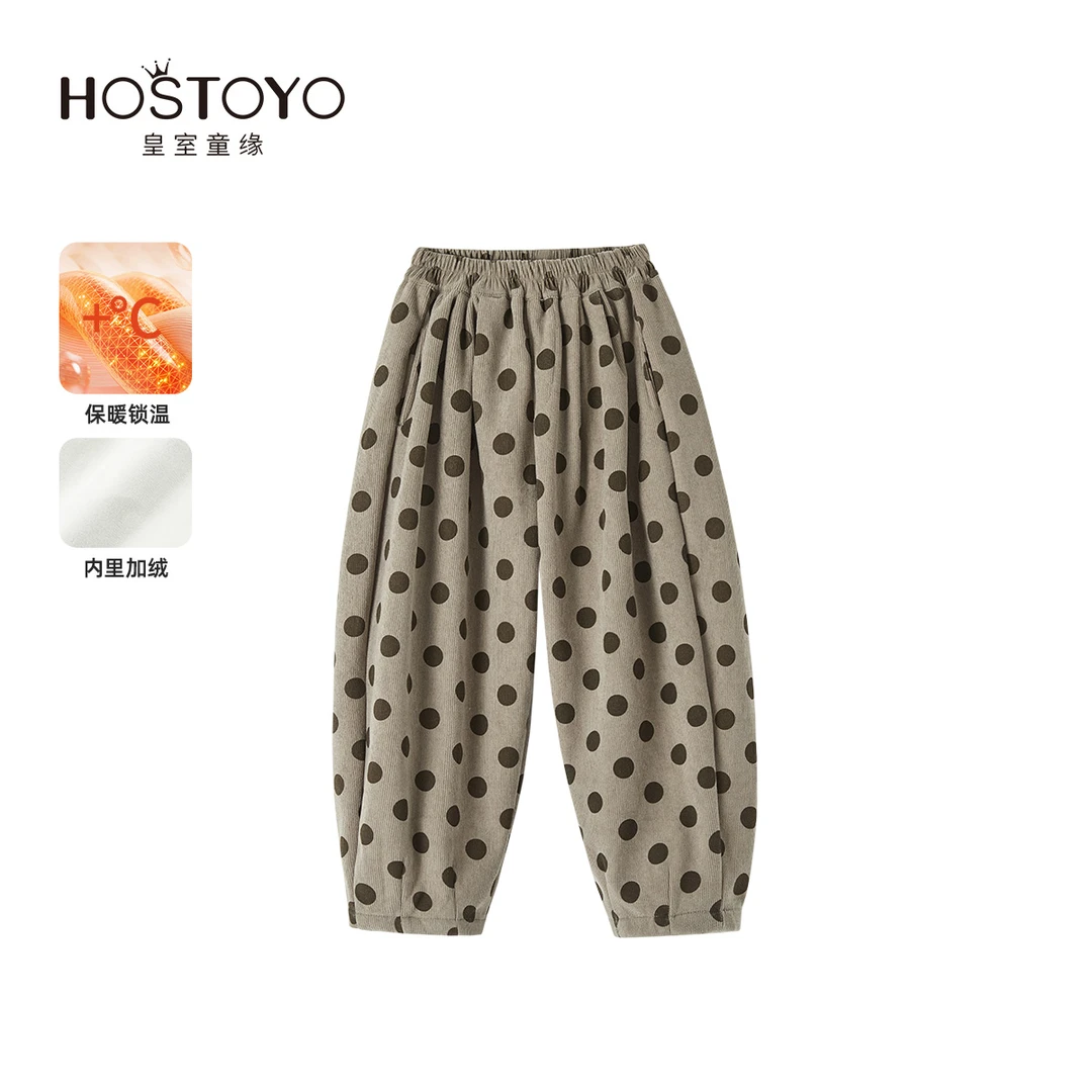 【皇室童缘】【2024秋冬10月】波点布裤15830354008