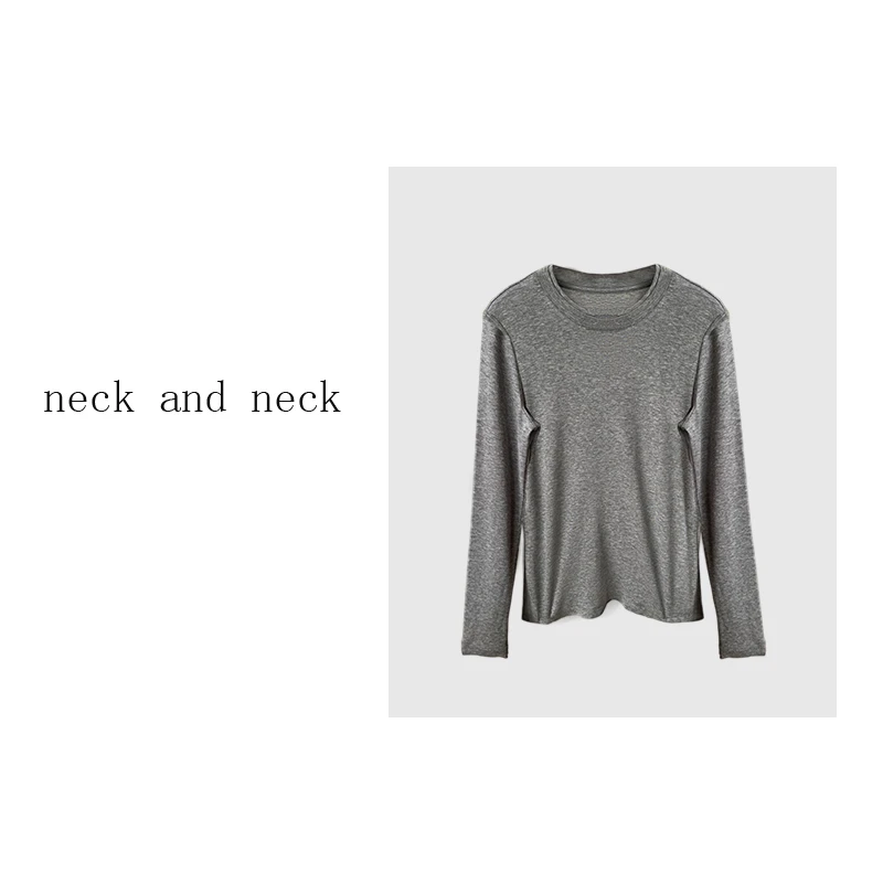 （清仓福利no退no换）【 neck and neck 】“熔岩可可”双领针织衫打底