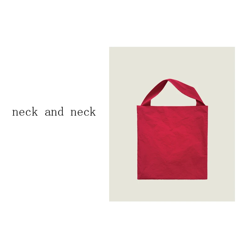 【 neck and neck 】“ 帆布红包 ” 大容量简约便携复古单肩包