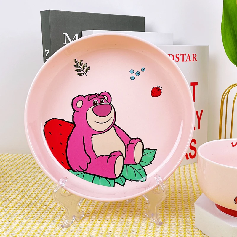 【8英寸陶瓷盘子】迪士尼正版陶瓷餐具卡通家用菜盘深盘 多色可选