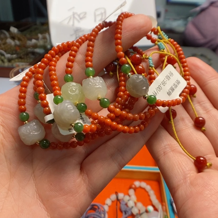 【闪购商品】和田玉手链未镶嵌多样性拍一发一