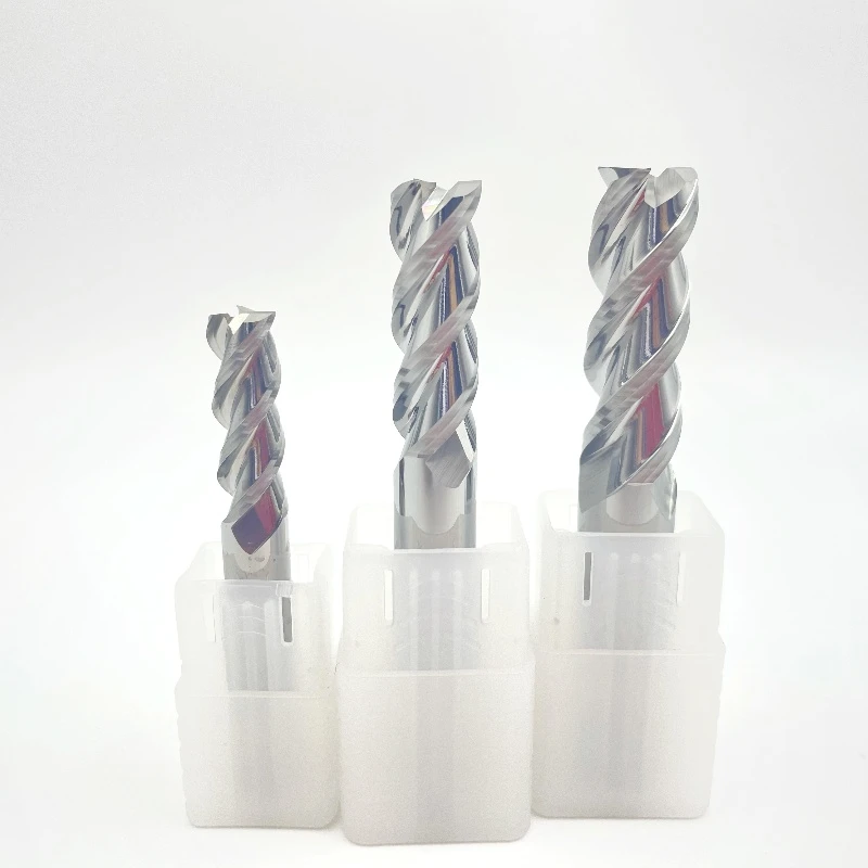 55铝用铣刀高光铝用刀3刃镜面铣刀加长铝合金专用钨钢铣刀