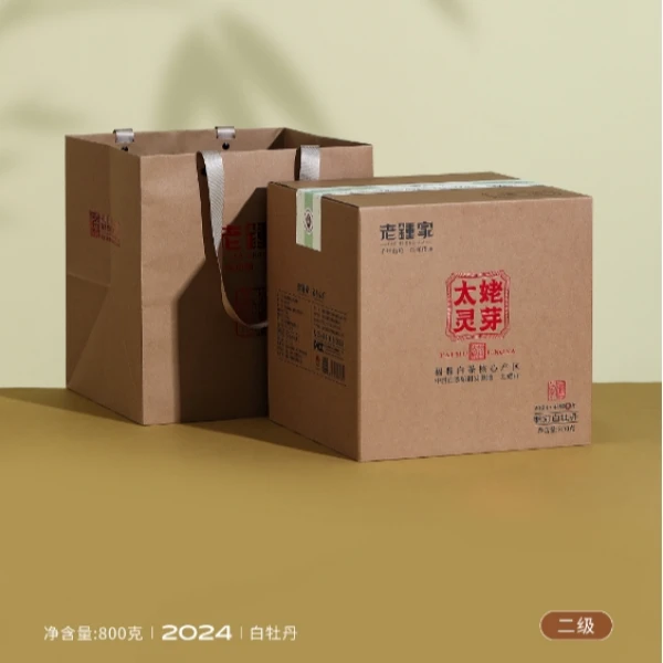 太姥灵芽系列茶叶2024年二级白牡丹箱装800g/10g试饮装新茶白茶