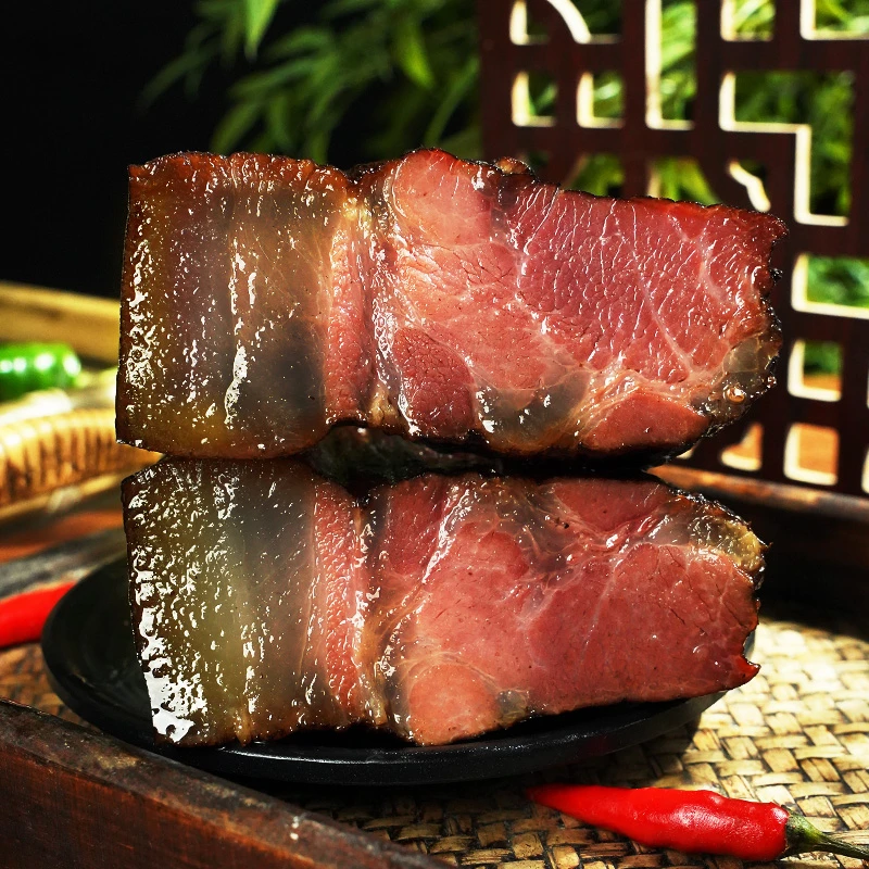 【农家老腊肉】湖南柴火米糠烟熏正宗老腊味重量以直播间称重为准