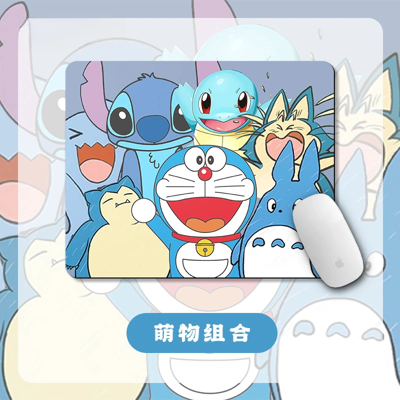 可爱鼠标垫卡通个性创意简约键盘书桌垫 办公防水桌垫高级感