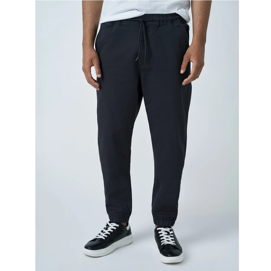 北欧订单！水洗斜纹纱卡！春秋男士束脚百搭日常慢跑休闲裤