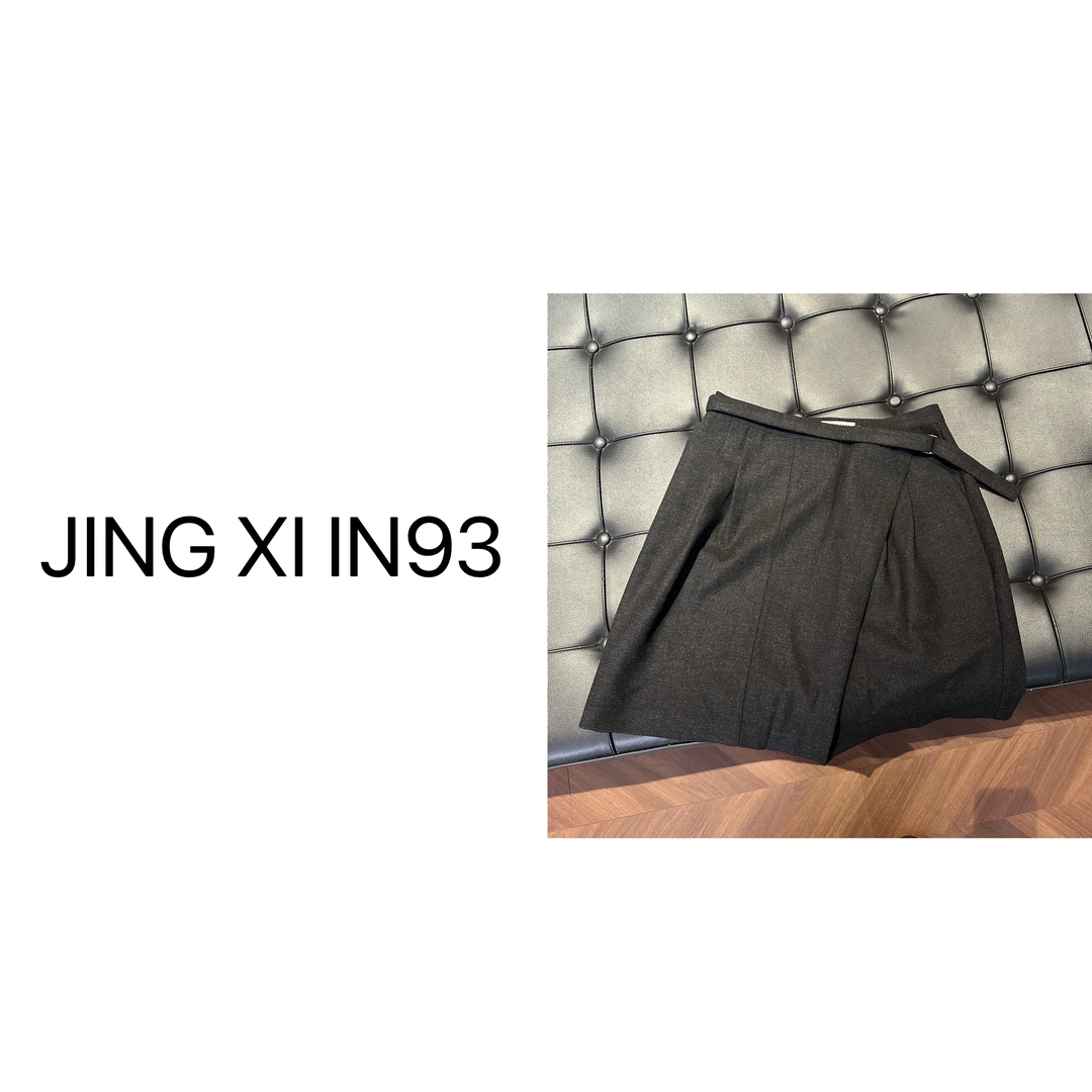 Jing Xi【韩版羊毛半身裙】气质显瘦时尚休闲百搭裙子