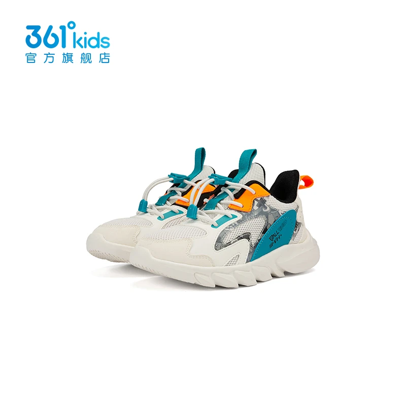361°儿童童鞋小童百搭时尚春秋款网面运动跑鞋秋季婴童纽扣运动鞋