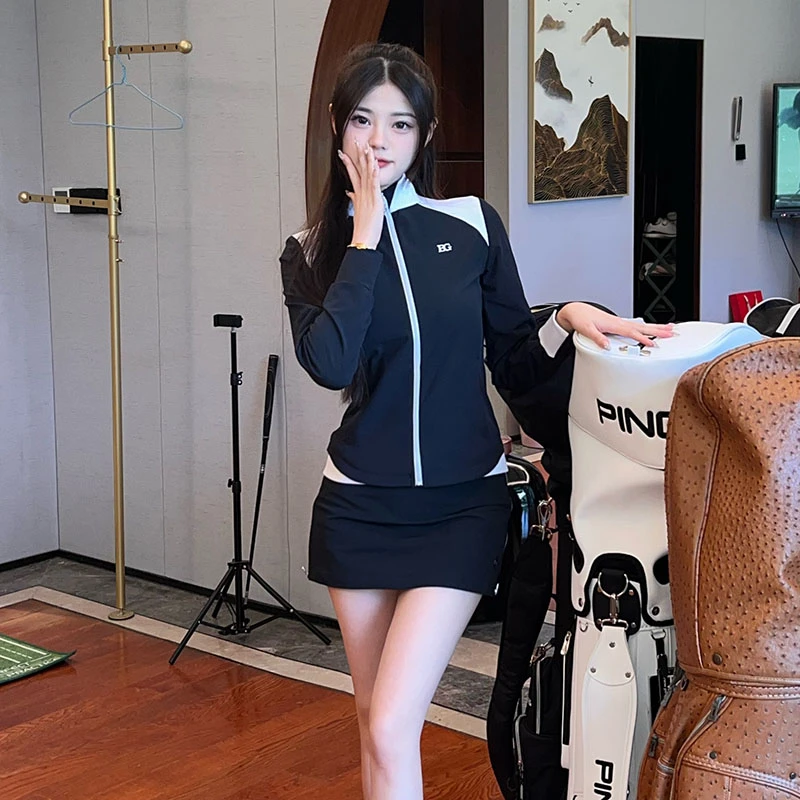 春秋新款防风保暖运动风外套防水休闲百搭修身撞色外套风衣