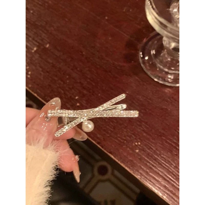 千金感珍株发夹女侧边小夹子鸭嘴夹前额刘海夹发卡发饰头饰