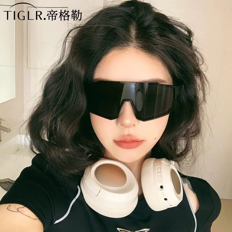 帝格勒户外徒步登山大框墨镜女跑步运动骑行防风沙护目镜防紫外线