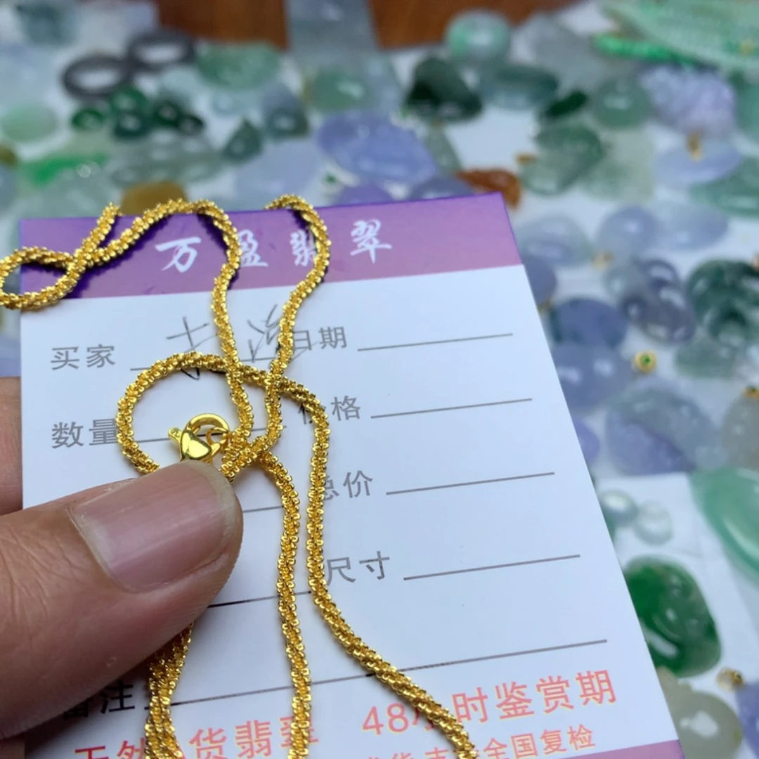 【闪购商品】翡翠颈饰未镶嵌打*的