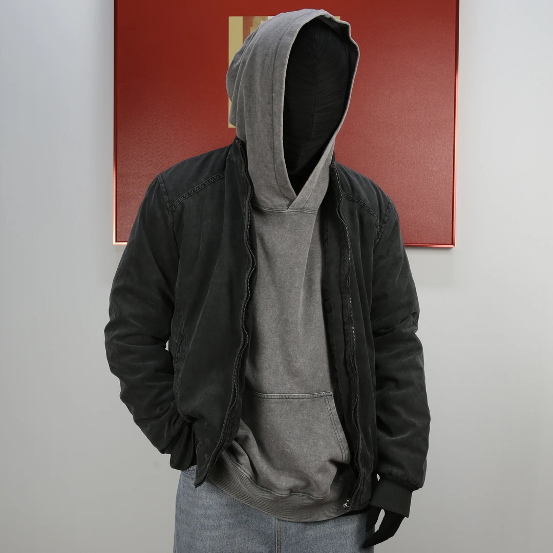 CARH秋冬季复古水洗男士外套纯棉保暖夹克运动做旧百搭户外潮夹克
