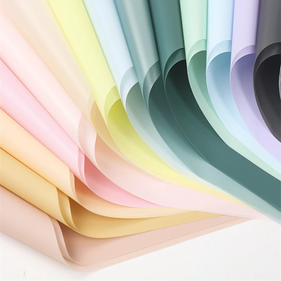 新链接【活动专属商品】哑光包装纸防水纯色韩素纸雾面纸包花纸手工