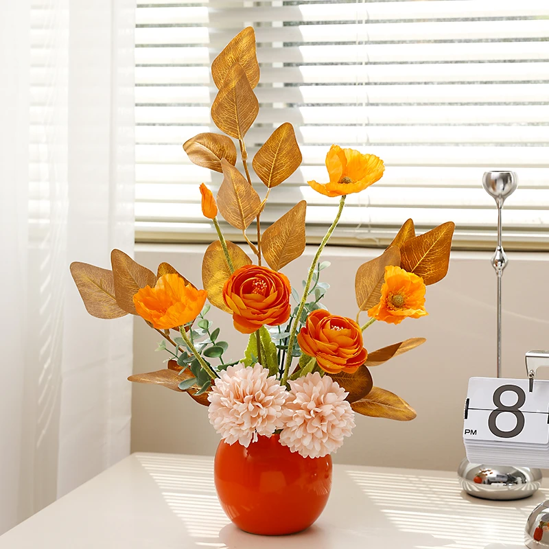 新款糖果花瓶手工陶瓷装饰电视柜装饰品客厅装饰品摆件