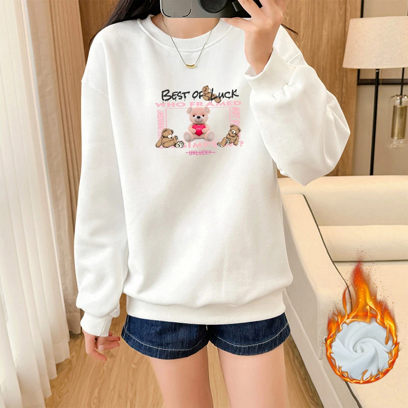 ZABJ联名圆领卫衣oversize外套纯色上衣男女内搭情侣打底衫