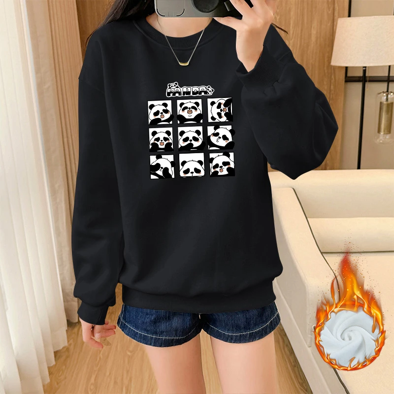 ZABJ联名重磅简约字母宽松圆领无帽卫衣男女oversize秋冬上衣