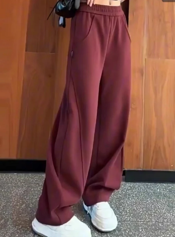 2299 女士时尚百搭加绒休闲裤 MY