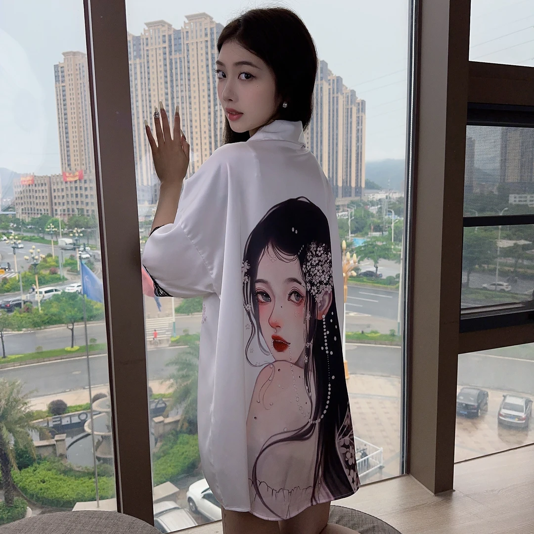 【短裤+短裙2件套】夏季柔光软丝轻奢冰雪丝套装睡衣家居裙睡裙性感