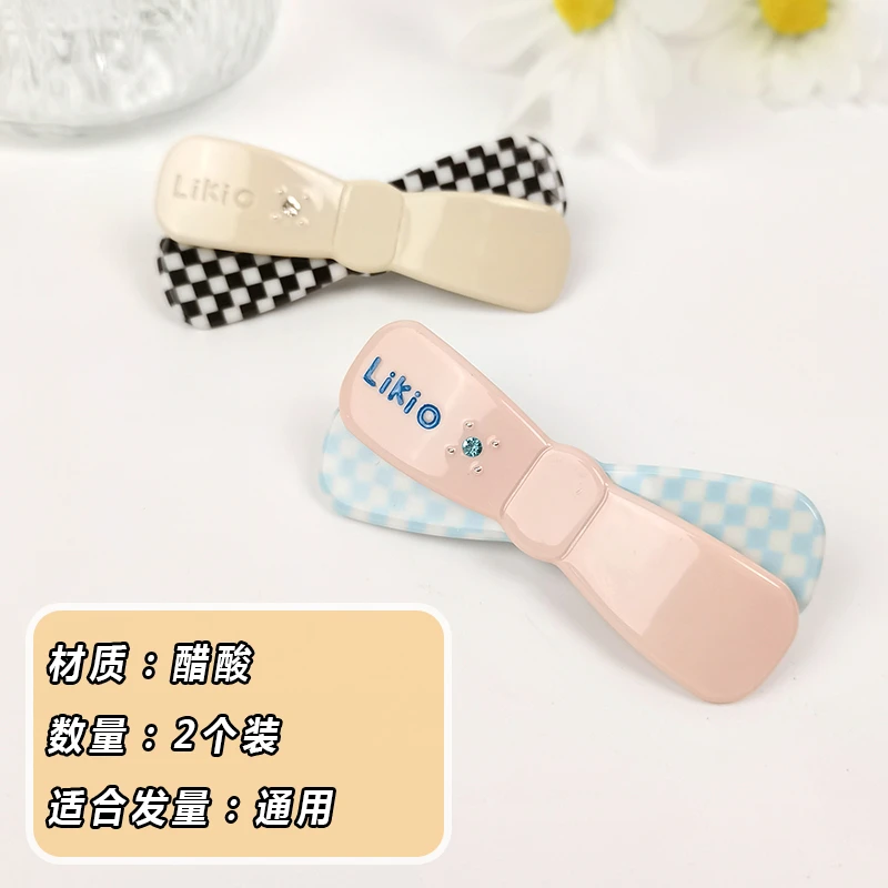 1406韩国高端醋酸抓夹鲨鱼夹发夹法系头饰高级感前额边夹侧边夹