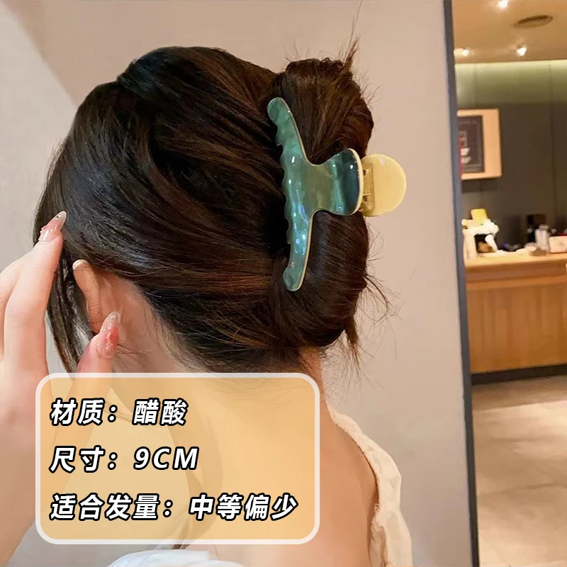 1146高级感发饰女士大抓夹鲨鱼夹后脑勺发夹头饰