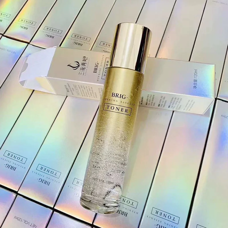 三花两叶精华水臻亮清爽补水保湿收缩毛孔控油平衡水油爽肤水