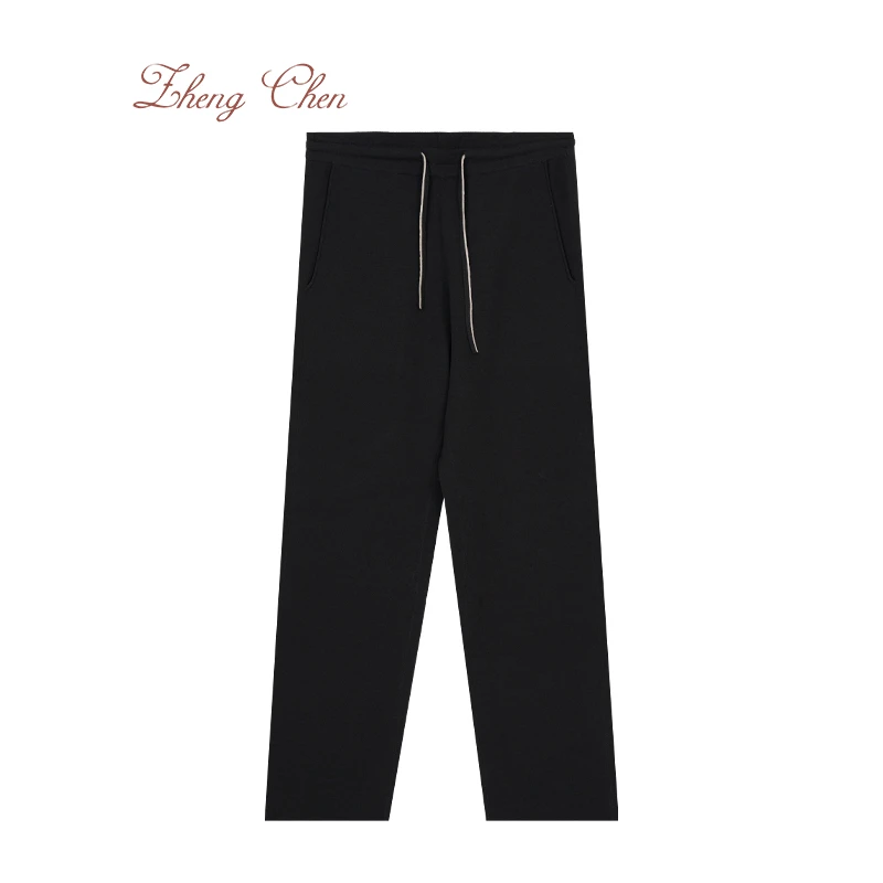 男秋冬裤子休闲裤男士运动针织舒适直筒Y-P96067