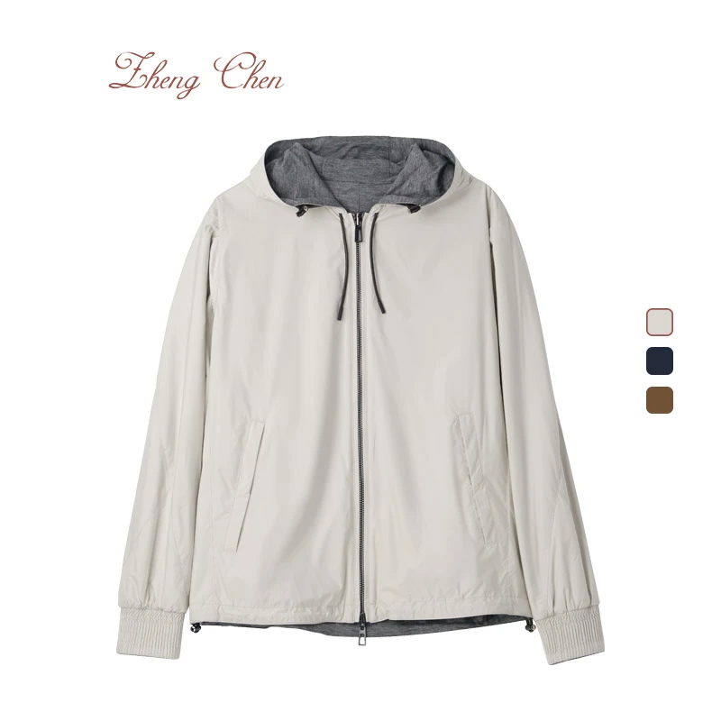 Zhengchen/正辰破风者双面穿保暖舒适经典男士帽款夹克 95397
