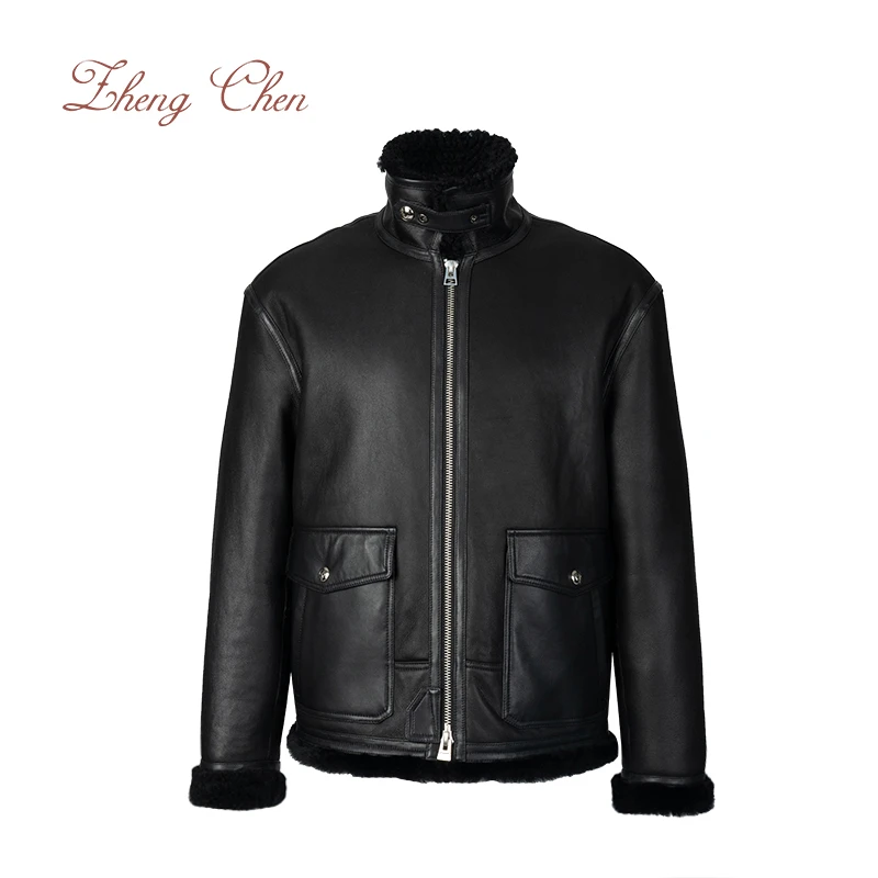 （高端黑标）LADOMA美利奴皮毛一体飞行员夹克 GY95935