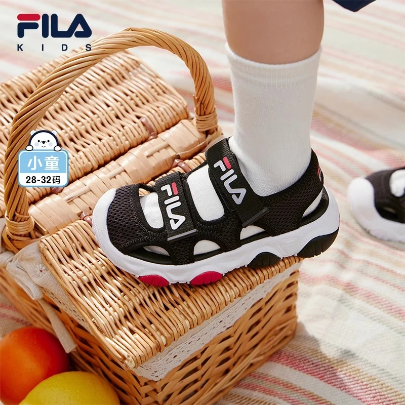 【斐乐儿童】2024年夏季新宝宝运动舒适儿童软底包头凉鞋K54B423804