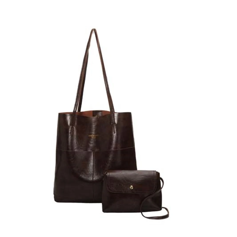 【温雅专属】轻奢时尚百搭棕色肩包8212 咖色