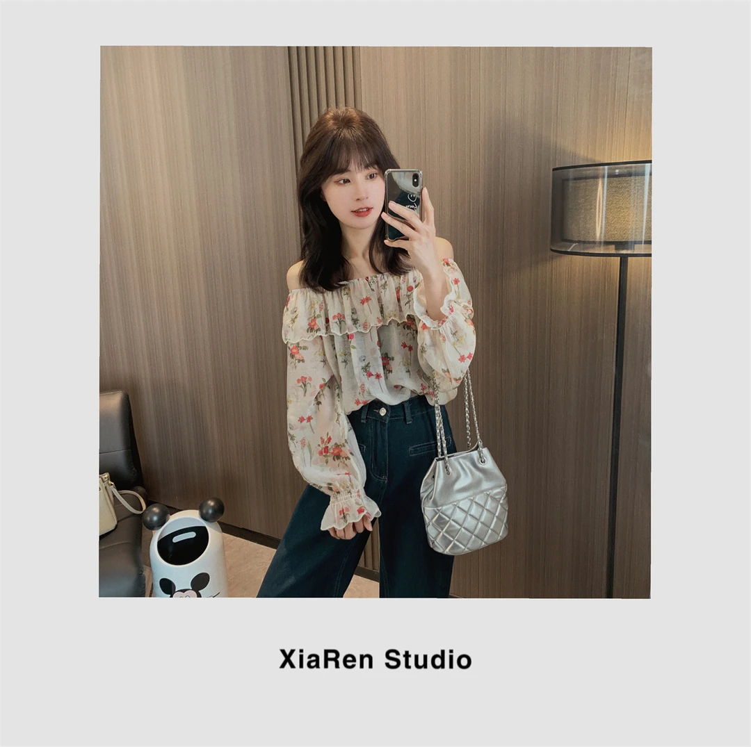 【只出不进】【两穿碎花小衫】开春独特漂亮碎花上衣时尚显瘦时尚