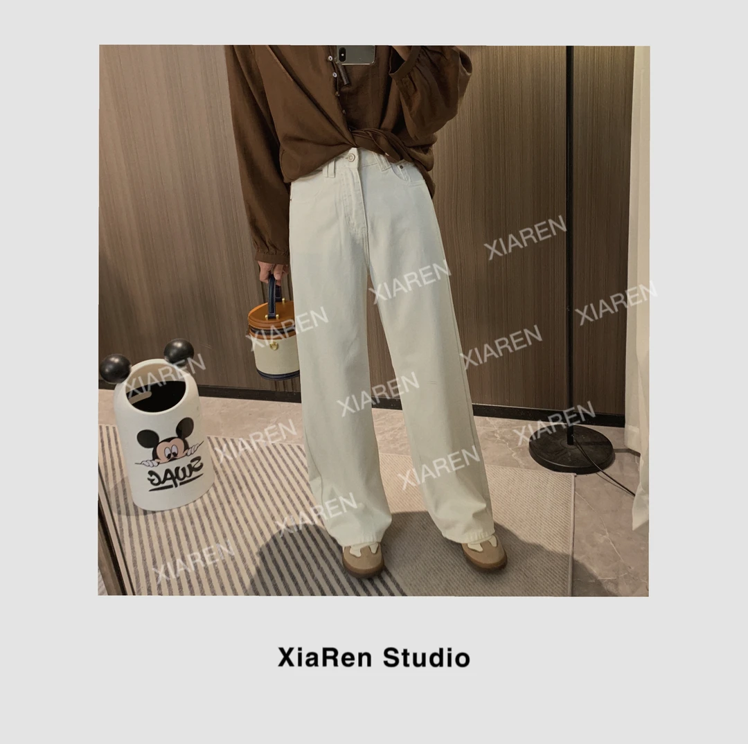 XIAREN【很软的牛仔裤】裤子女款爆款2024新款休闲时尚女款裤子