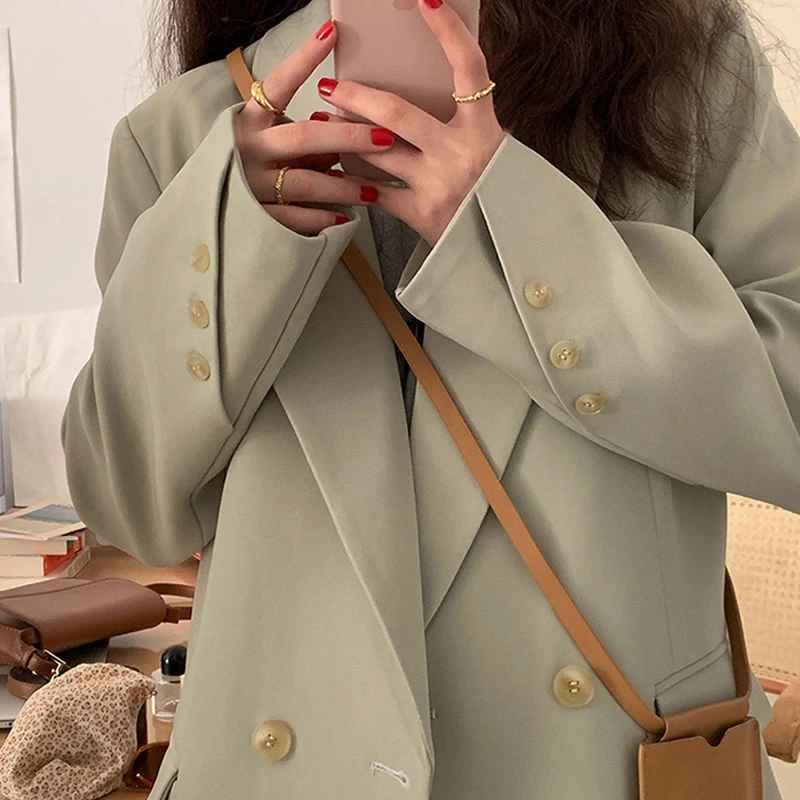今年流行小西装女设计感小众2024春秋新款小个子休闲韩版西服外套