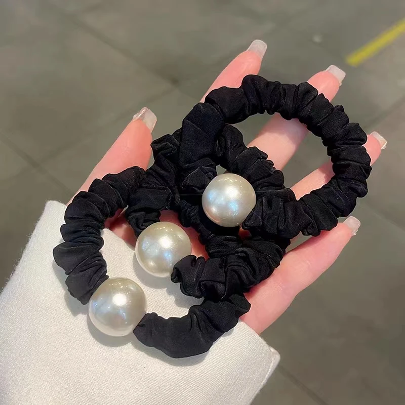 2个装大肠发圈简约气质头绳女高弹力耐用ins皮筋女扎头丸子皮套