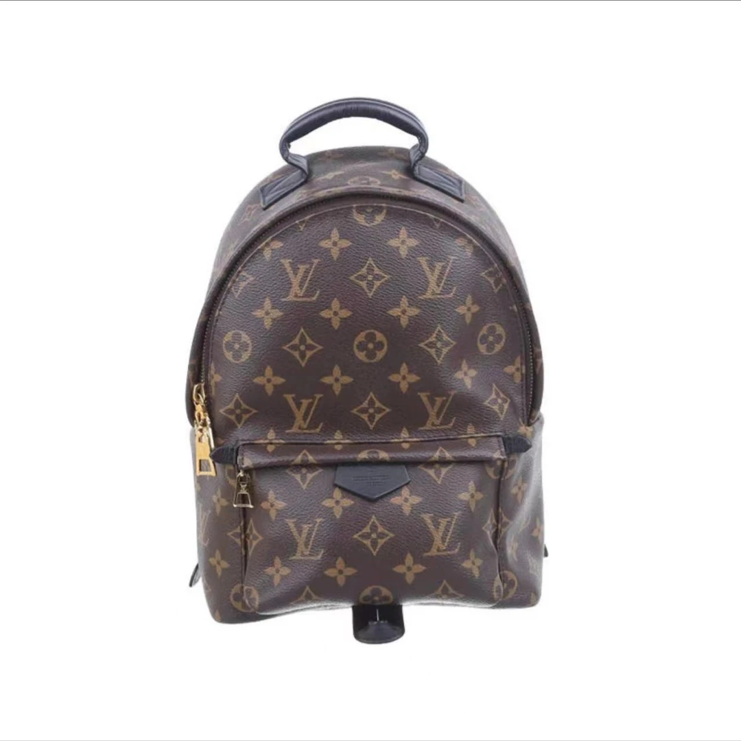 95新 LouisVuitton/路易威登 安洁利lv女士双肩包小号老花ZB00