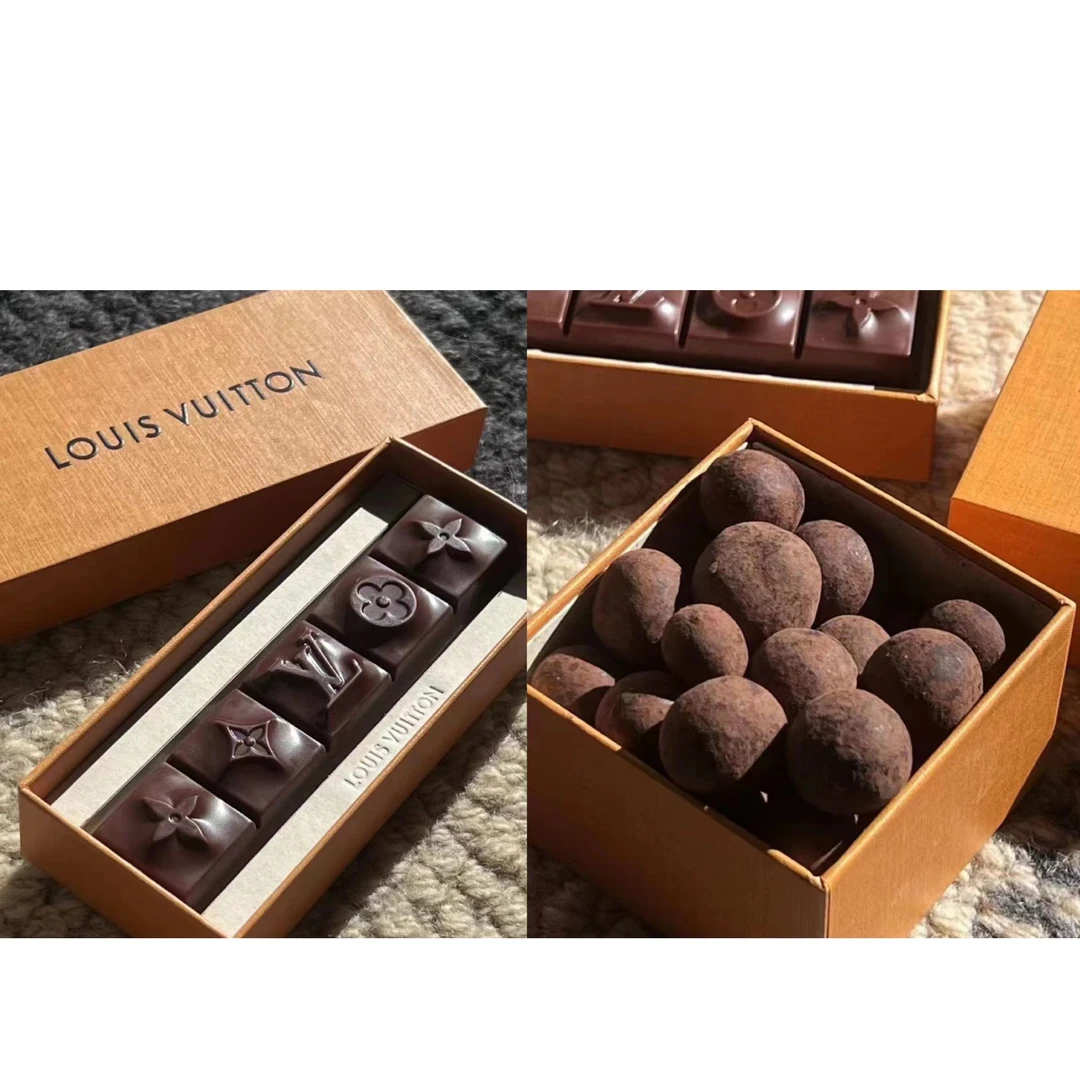 全新未使用 LouisVuitton/路易威登 安洁利LV巧克力一方一长zb000