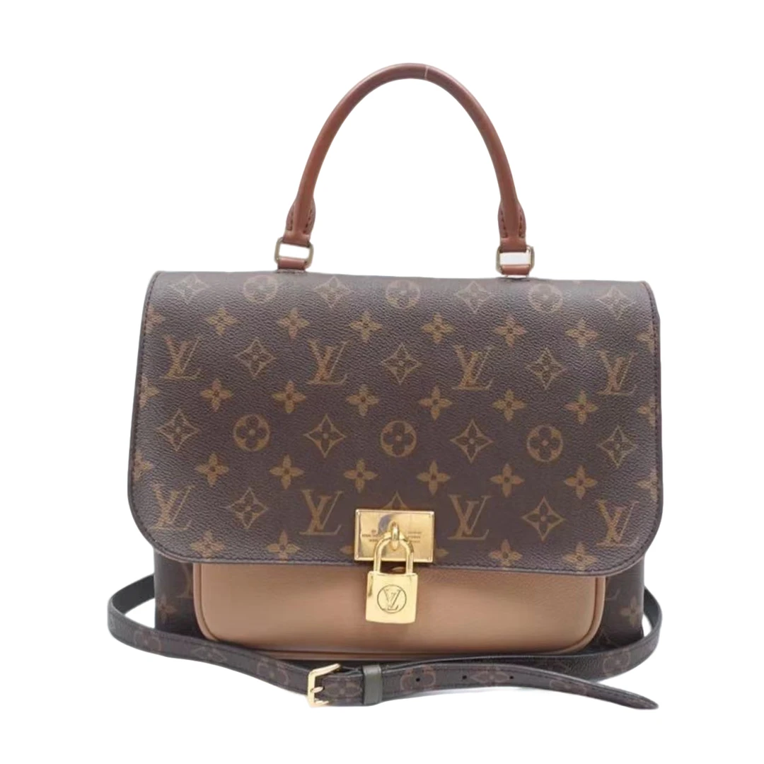 95新 LouisVuitton/路易威登 安洁利 金属锁头邮差 手提包斜挎包