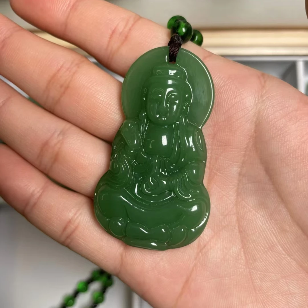 观音经典吊坠百搭深色