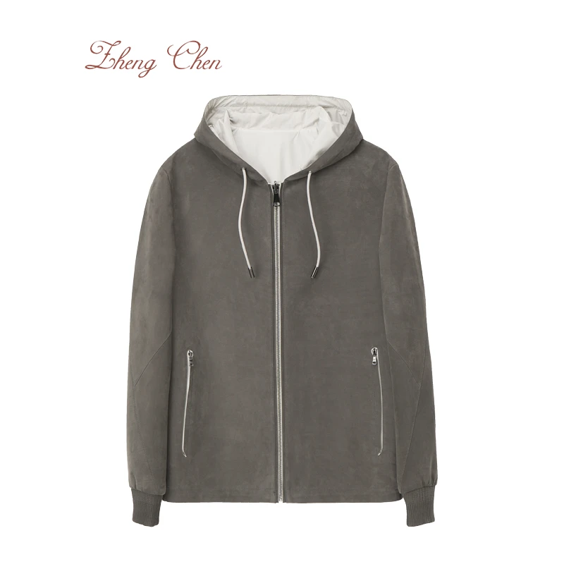 (高端黑标）绒面胎牛皮双面穿皮衣 G-K95501