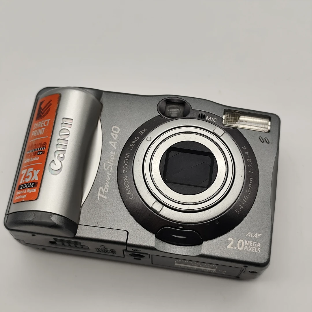 9新 Canon/佳能 复古ccd相机 佳能a40  200w画质 5号电池ccd