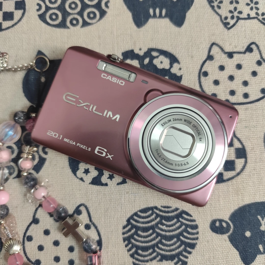 90新 Casio/卡西欧 复古ccd相机 卡西欧zs30 樱花粉色 柔肤人像款