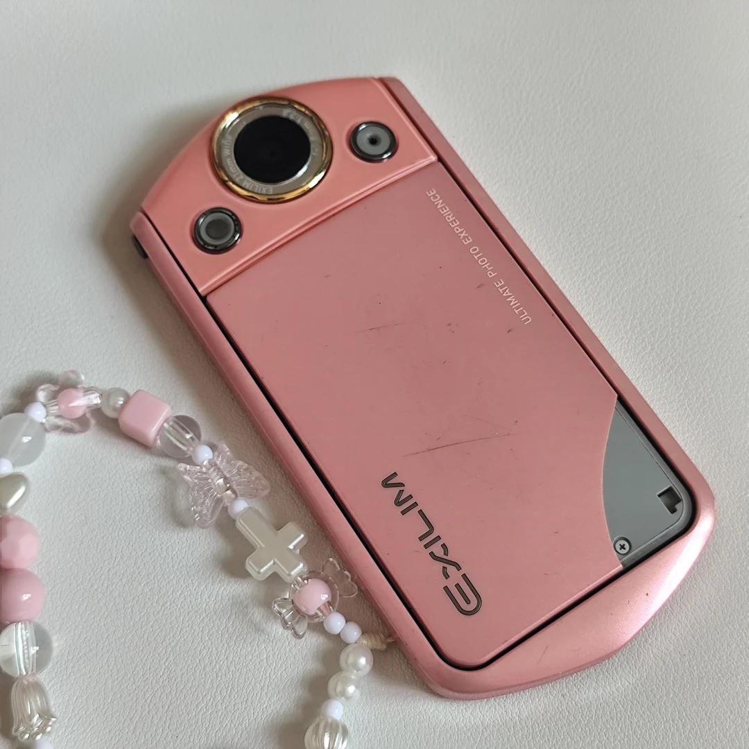 9新 Casio/卡西欧 美颜自拍ccd相机 卡西欧tr15 1200w像素 线充