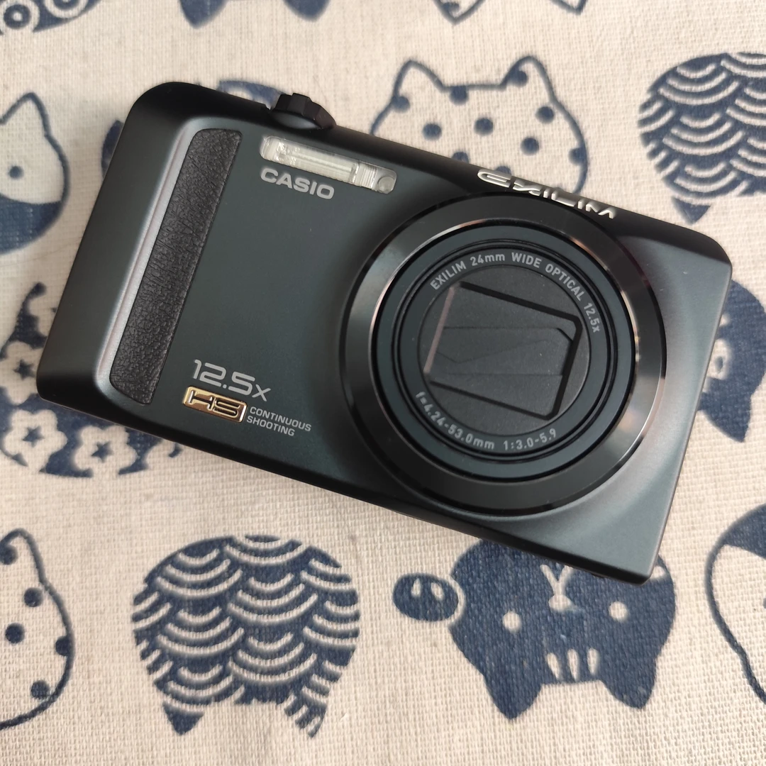90新 Casio/卡西欧 复古ccd相机 卡西欧zs100 黑色  小长焦