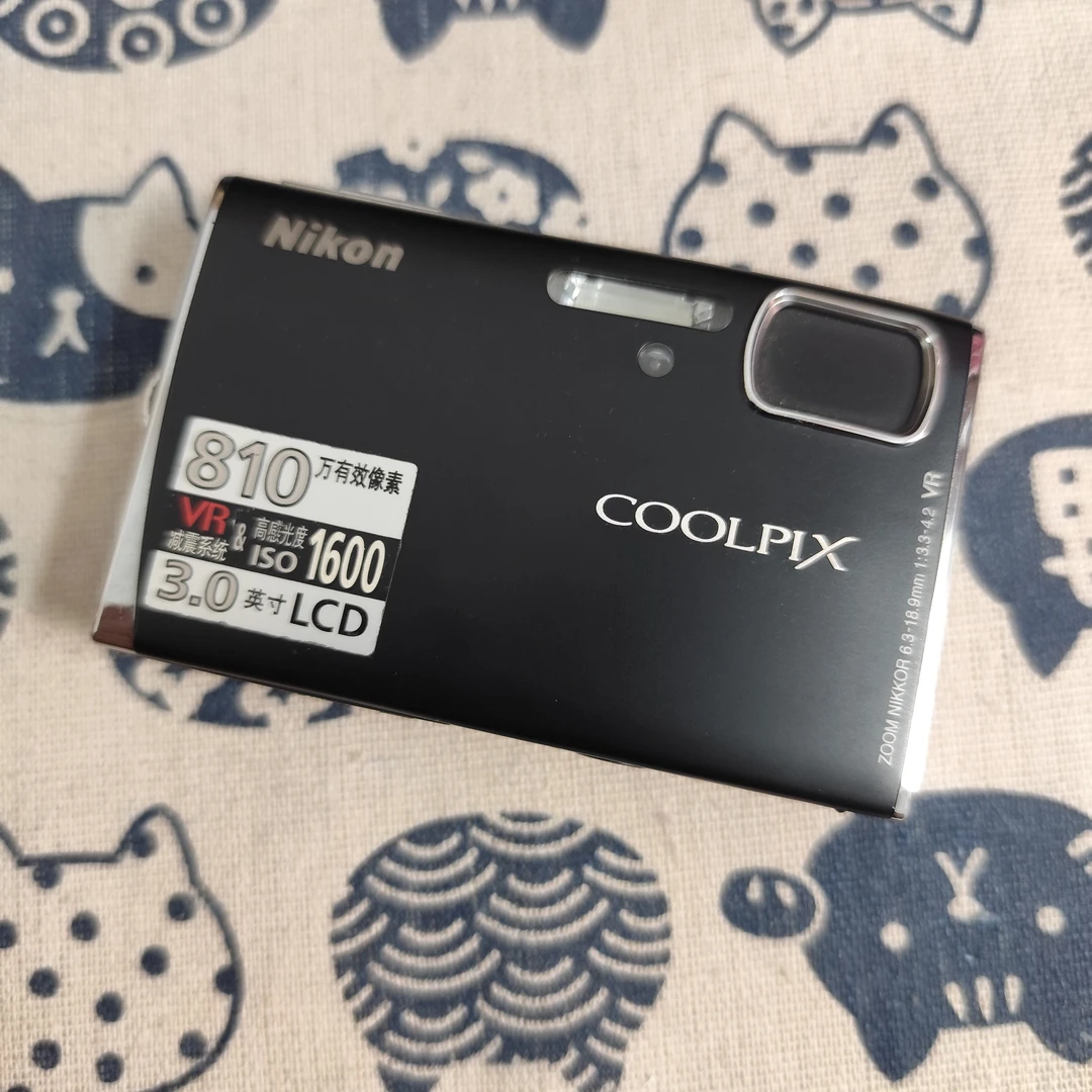90新 Nikon/尼康 复古ccd相机 尼康s51 黑色 复古感很浓郁