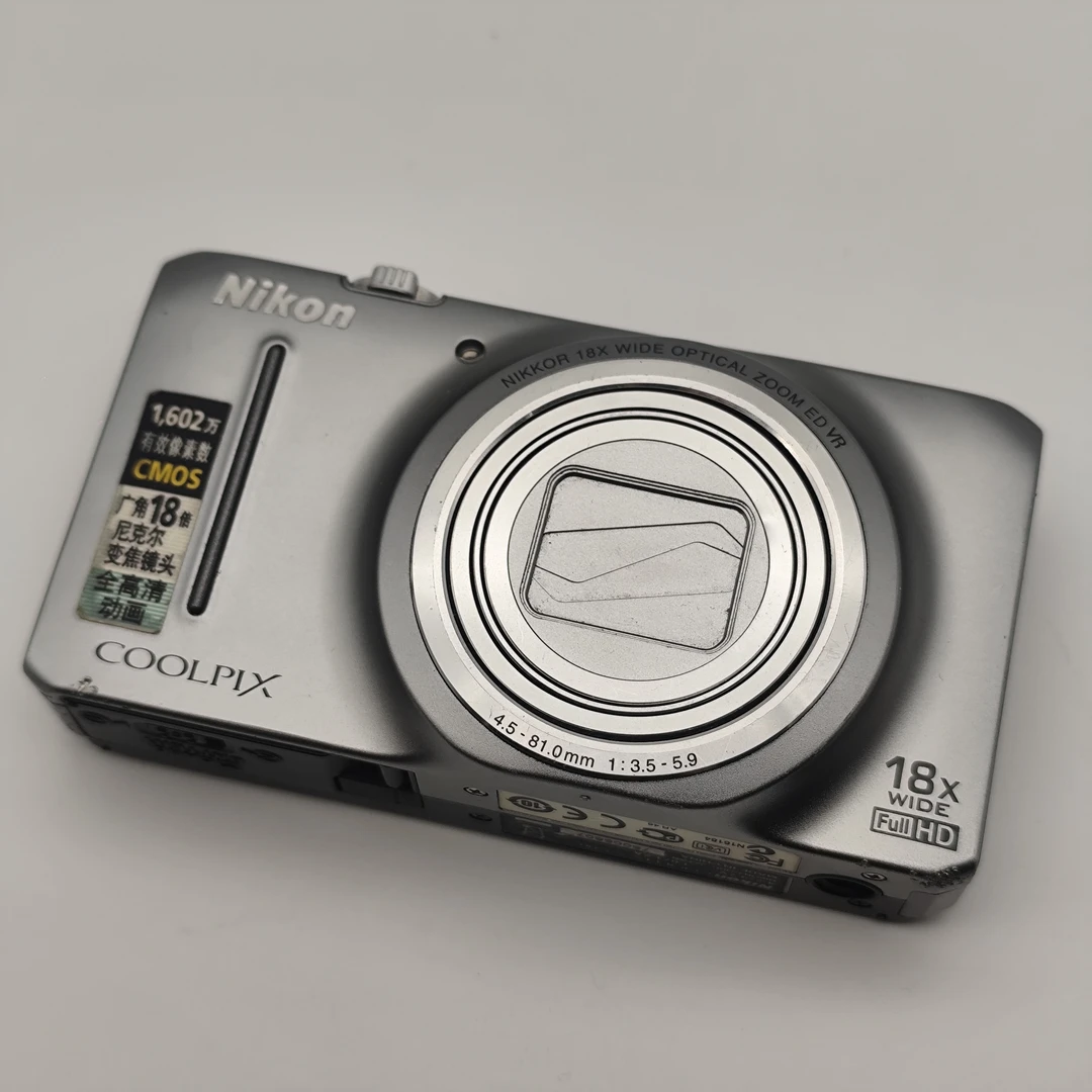 9新 Nikon/尼康 长焦ccd相机 尼康s9200 灰色 人像风景款